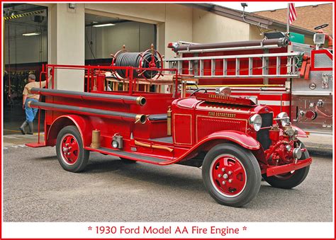 1930s fire engine