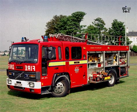 big red fire engine