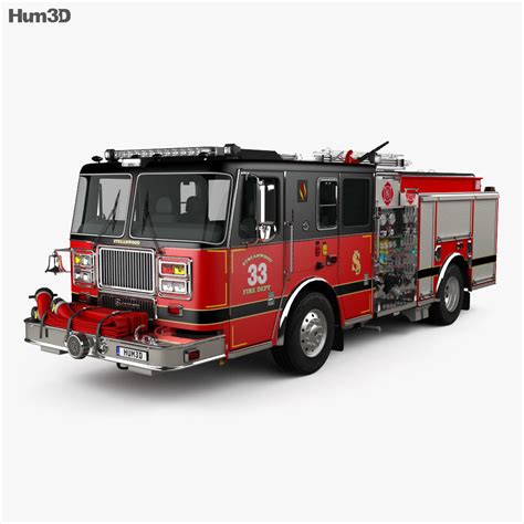 fire engine 3d model