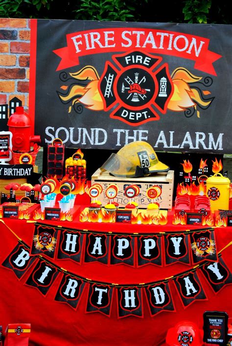 fire engine birthday party ideas