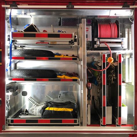 fire engine compartment organization