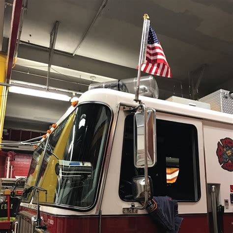 fire engine flag mount