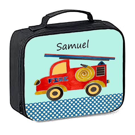 fire engine lunch bag