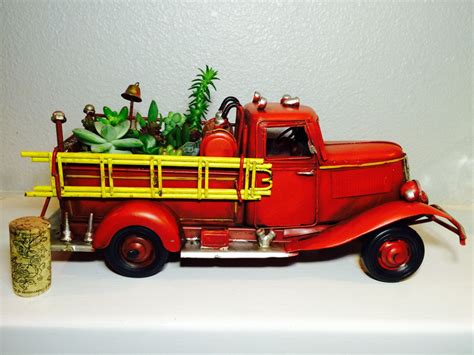 fire engine planter