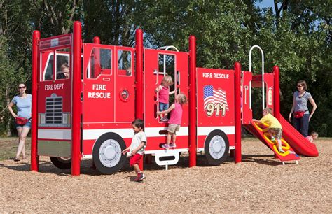 fire engine playground equipment