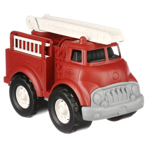 green fire engine toy