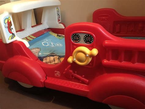 little tikes fire engine bed