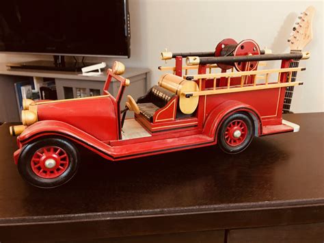 wooden fire engine